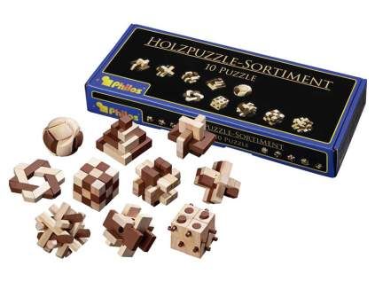 5119 sada 10 drevenych puzzle