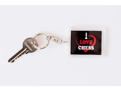7287 sachova klucenka i love chess