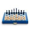 8942 11 magneticke drevene sachy mini modre
