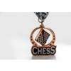 6867 2 sachova medaila chess bronzova
